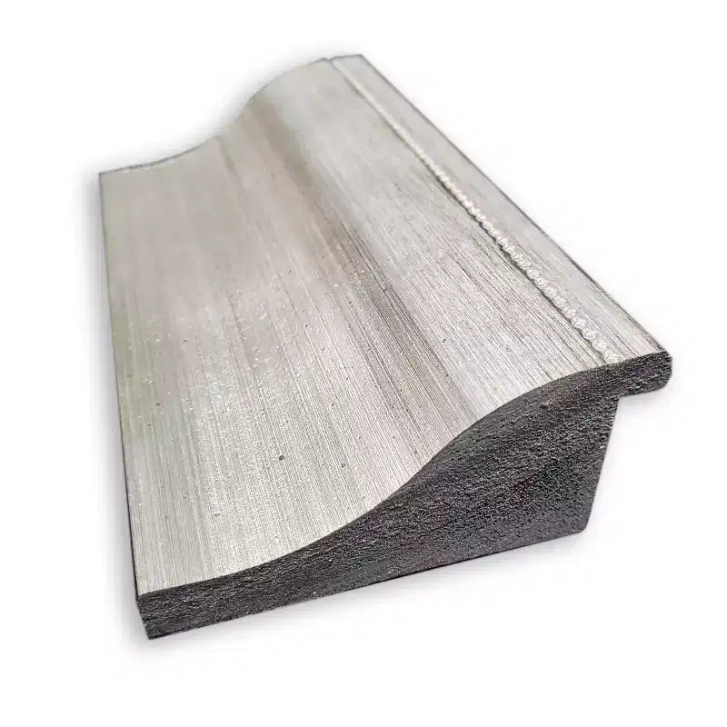 Specchio da parete 43"x32", cornice argento spazzolato con motivo a puntini in rilievo