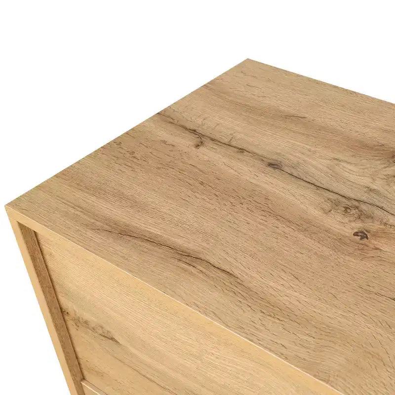 Grande mobile contenitore con maniglia in metallo, ante intagliate a fiori, madia consolle moderna in legno con ripiani regolabili