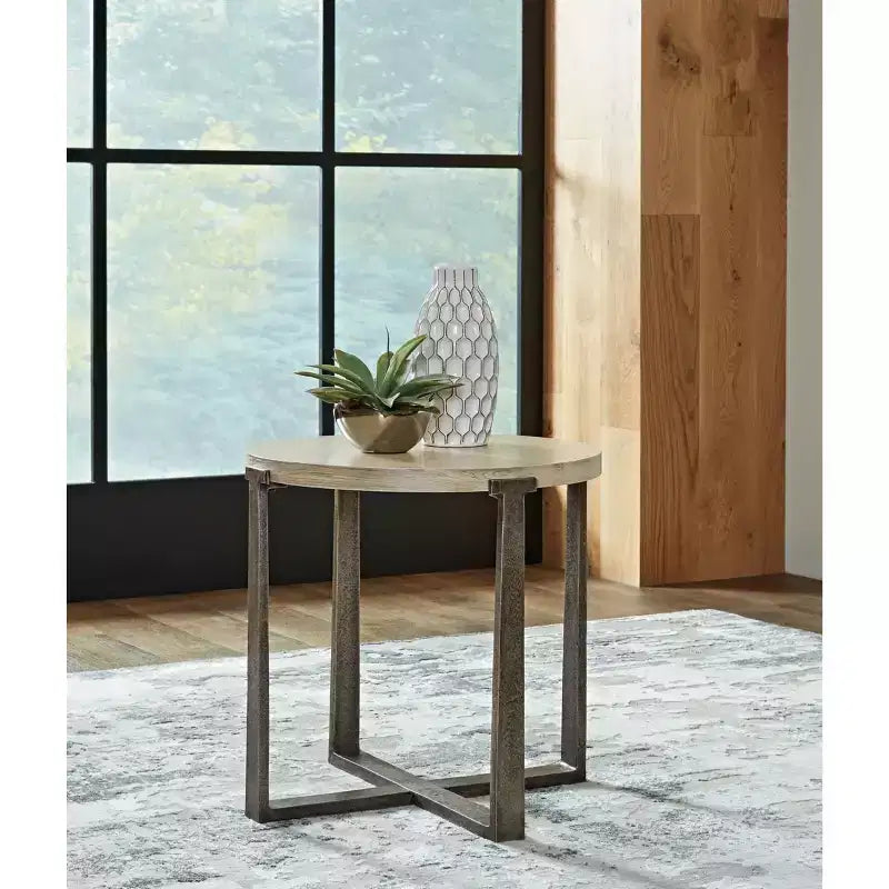 Poltroncina singola in tessuto trapuntato con gambe in legno di gomma, capacità 150 kg, blu/grigio