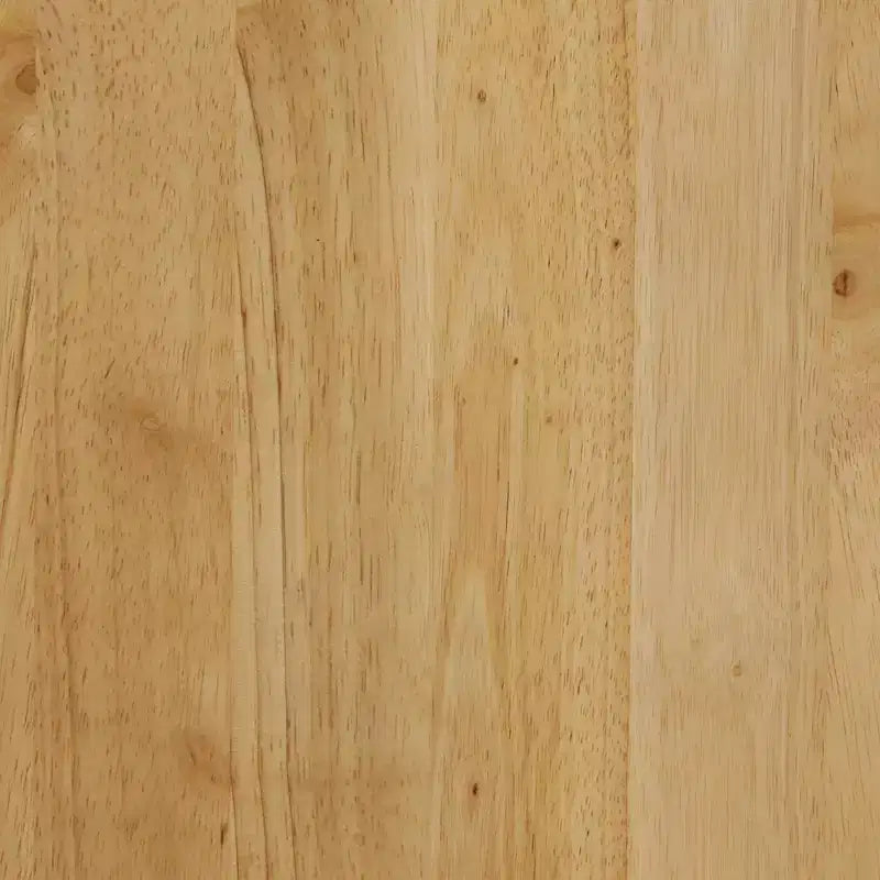 Tavolino da caffè ovale da 46", pino caldo/gomma e piano inferiore con dettagli in rattan, gambe affusolate