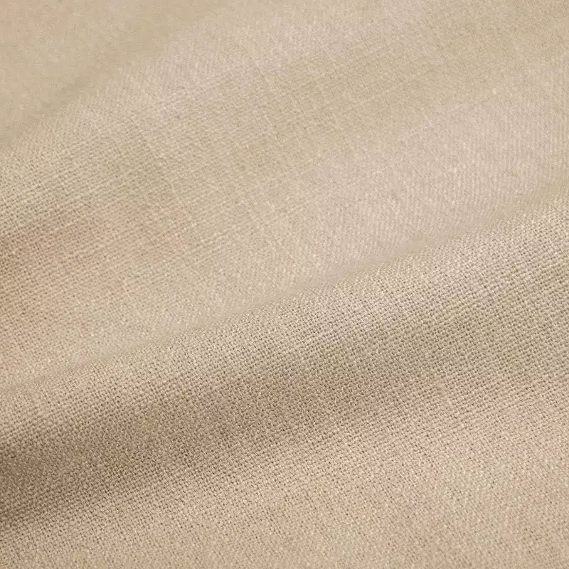 Poltroncina Accento in Lino con Seduta e Schienale Imbottiti, Struttura in Legno Massello di Pino
