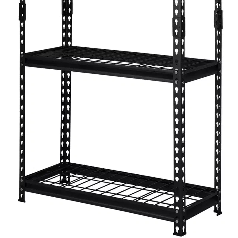 Scaffalatura in acciaio a 5 ripiani ad altezza regolabile, 152 cm L x 61 cm P x 183 cm A, 272 kg/ripiano